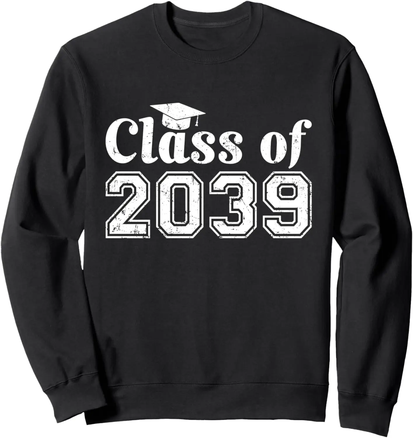 Class Of 2039 Grow With Me Graduation First Day of School Sweatshirt