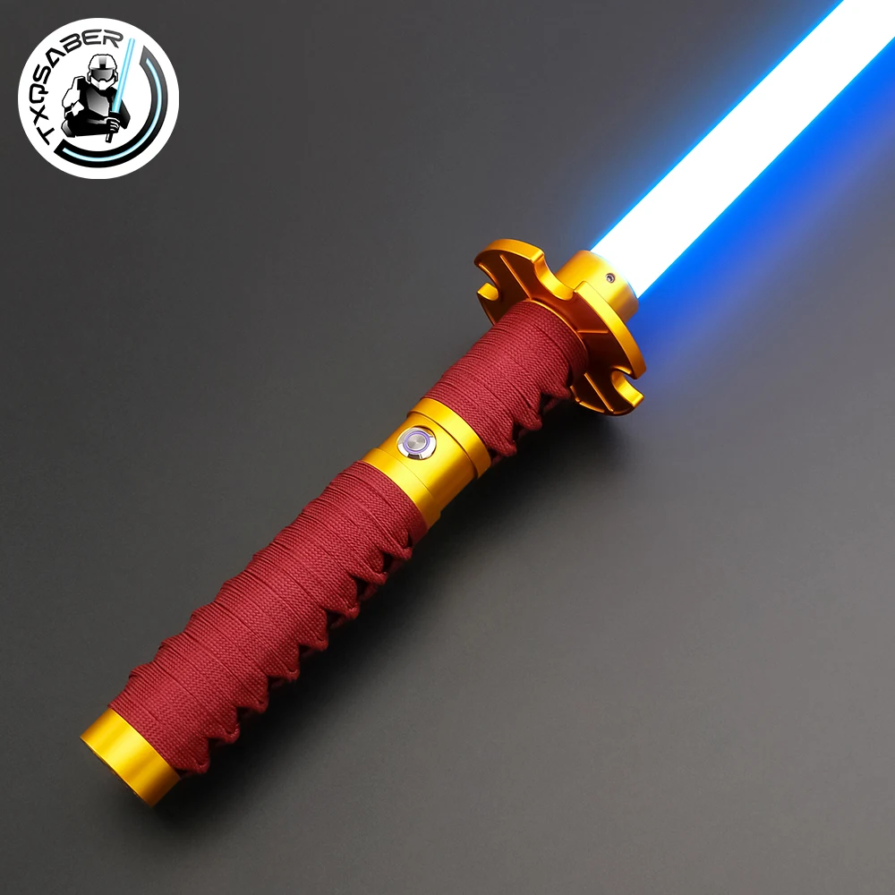 TXQSABER Katana Lightsaber Neo Pixel SNV4 Proffie Smooth Swing App Control Ignition Metal Hilt Laser Sword Cosplay Combat Toys