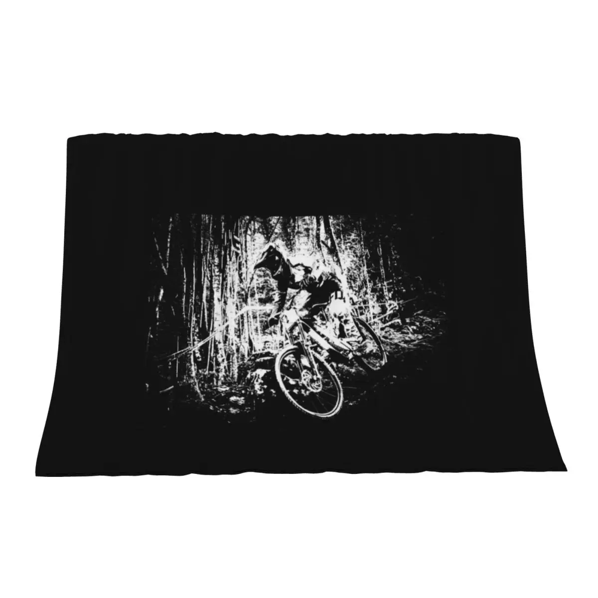 

downhill mountain biking Throw Blanket Luxury Designer for sofa Quilt wednesday Blankets