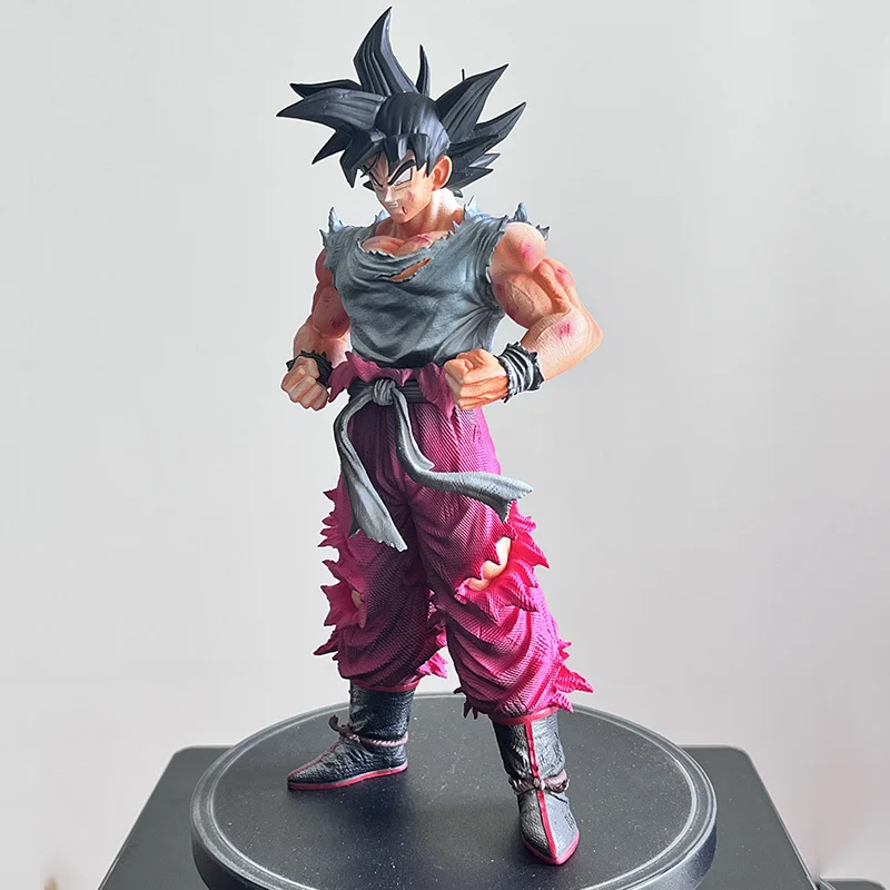 Hadiah Mainan Koleksi Patung Goku Pvc Ledakan Warna Mingguan Dekorasi Desktop Periferal Anime Figur Son Goku Dragon Ball Baru