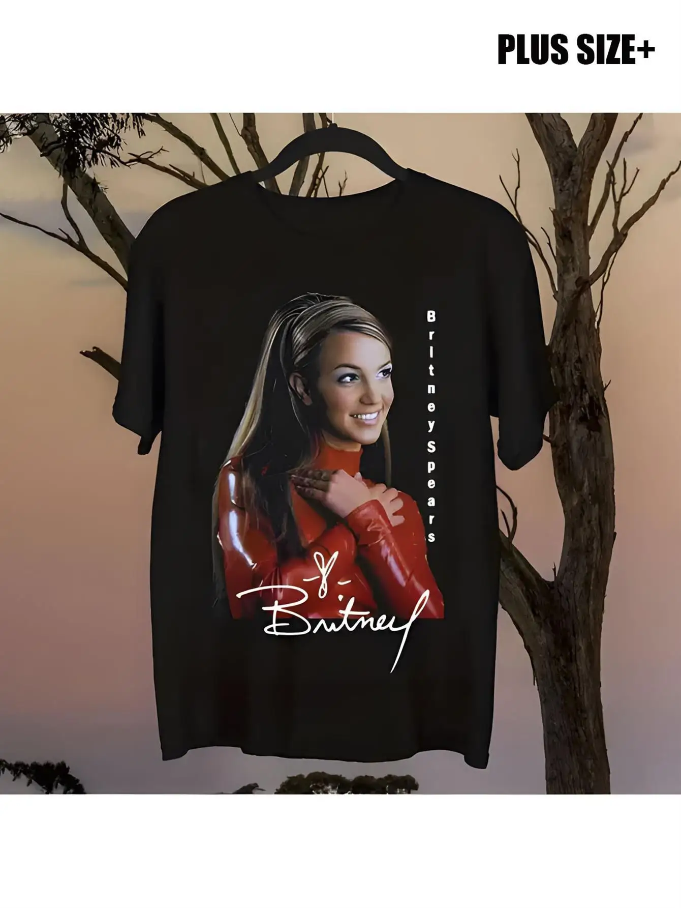 

Men's Plus Size Vintage Character Print T-Shirt, 100% Pure Cotton, Breathable & Comfortable, Round Neck Short Sleeve - Ideal for