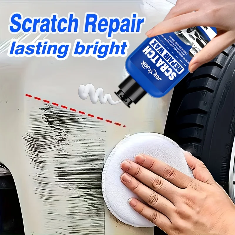 Kit de reparación de rayaduras de coche y juego de pulido, restaurar el brillo, adecuado para todos los colores de pintura, pulidor portátil, alta eficiencia, no abrasivo