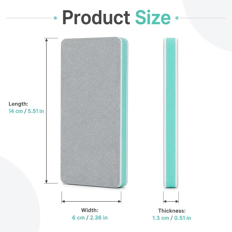 1/2/3pcs Large Limescale Scrub Cleaning Brush, Household Bathroom Mirror Shower Room Tile Powerful Limescale Water Stain Water M