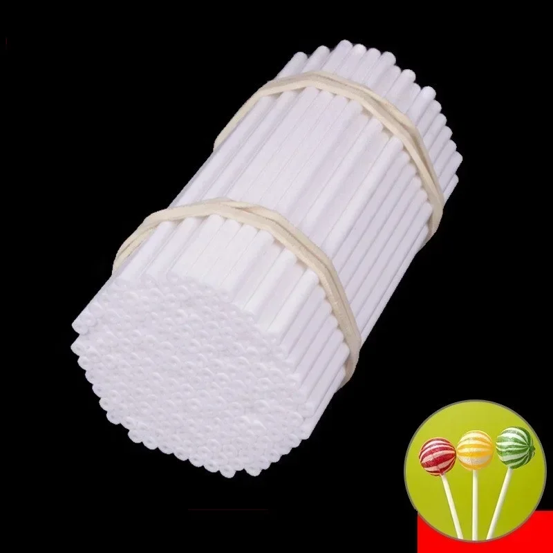 OD 3mm 3.5mm 4mm White food-grade cake sticks, baking DIY hot-selling lollipop sticks, candy pp plastic tube customize