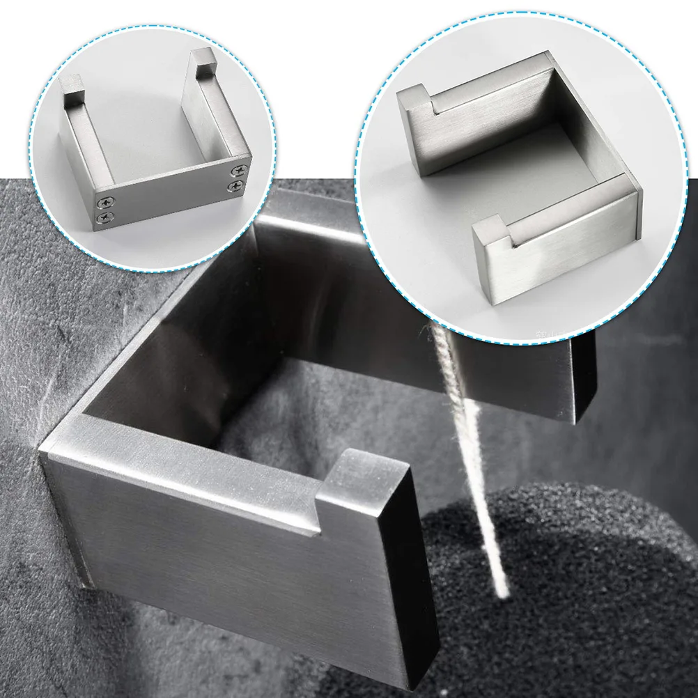 

Nail Free Hook Stainless Steel Heavy Anti Rust Hangers Duty Rack Bathroom Kitchen Wall Accessories Storage Clothes Towel