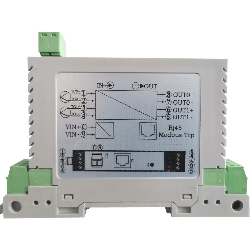 J / K / T / E / R / s thermocouple temperature acquisition module to Ethernet temperature collector card Modbus TCP