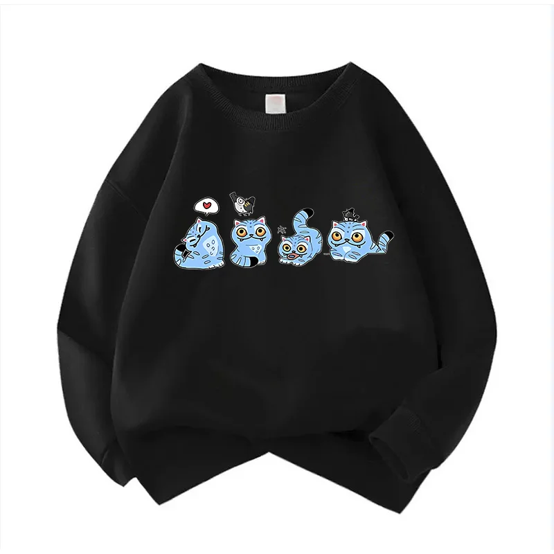 سويت شيرت للأطفال برقبة دائرية، بلوفر للجنسين، سويت شيرت كوميدي للأطفال، موجة كورية، شيطان هنتر، سترة للأطفال