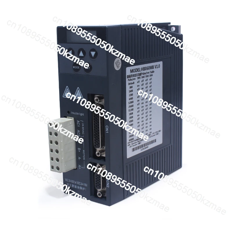 

For 60 86 Series Hybrid Step,Servo Driver,Closed Loop Driver,HB860MB,AC24-80V Current 6A Default 200KHz/500KHz