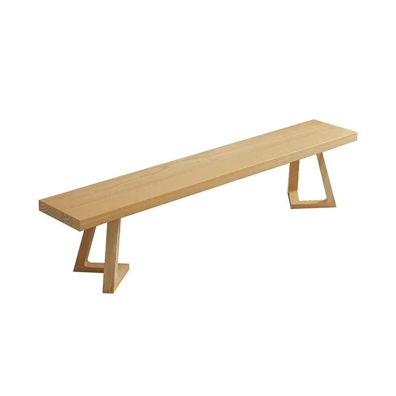 Modern simple home solid wood bench