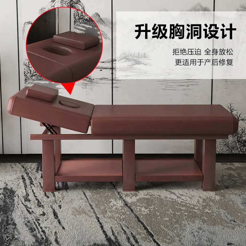 Beauty bed special folding Chinese medicine massage bed home massage bed physiotherapy  with hole tattoo ear picking