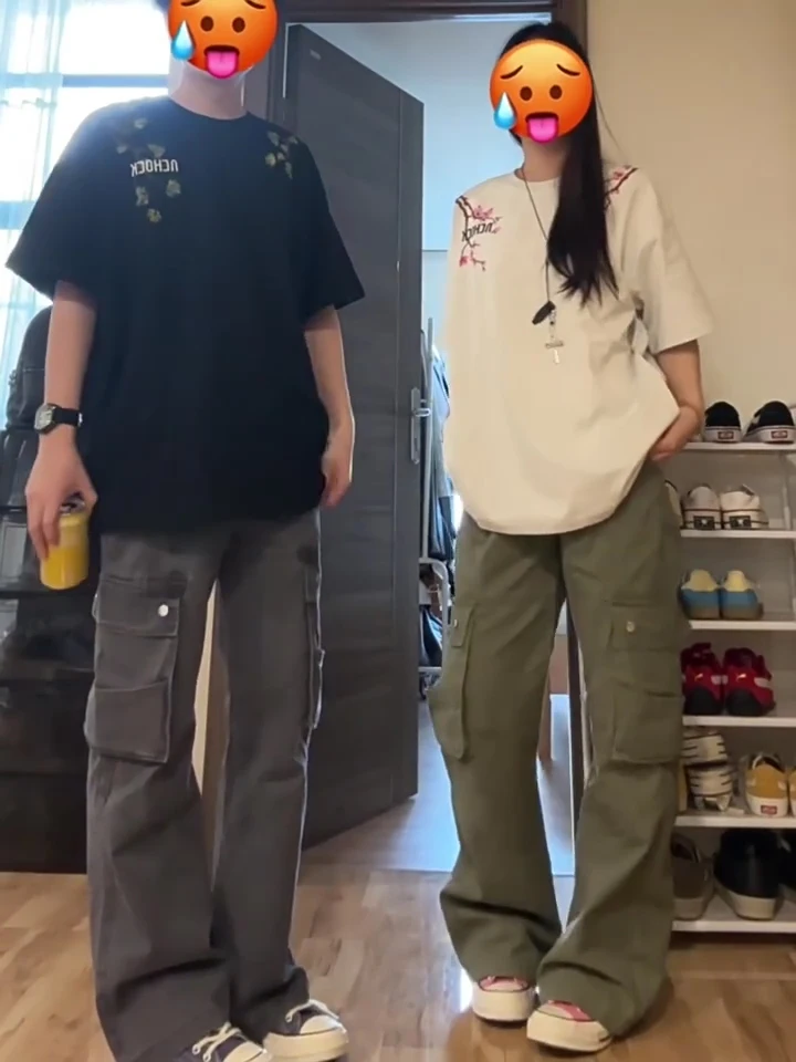 

Брюки-клеш унисекс в стиле ретро-американский кэйт, износостойкие, для молодежи