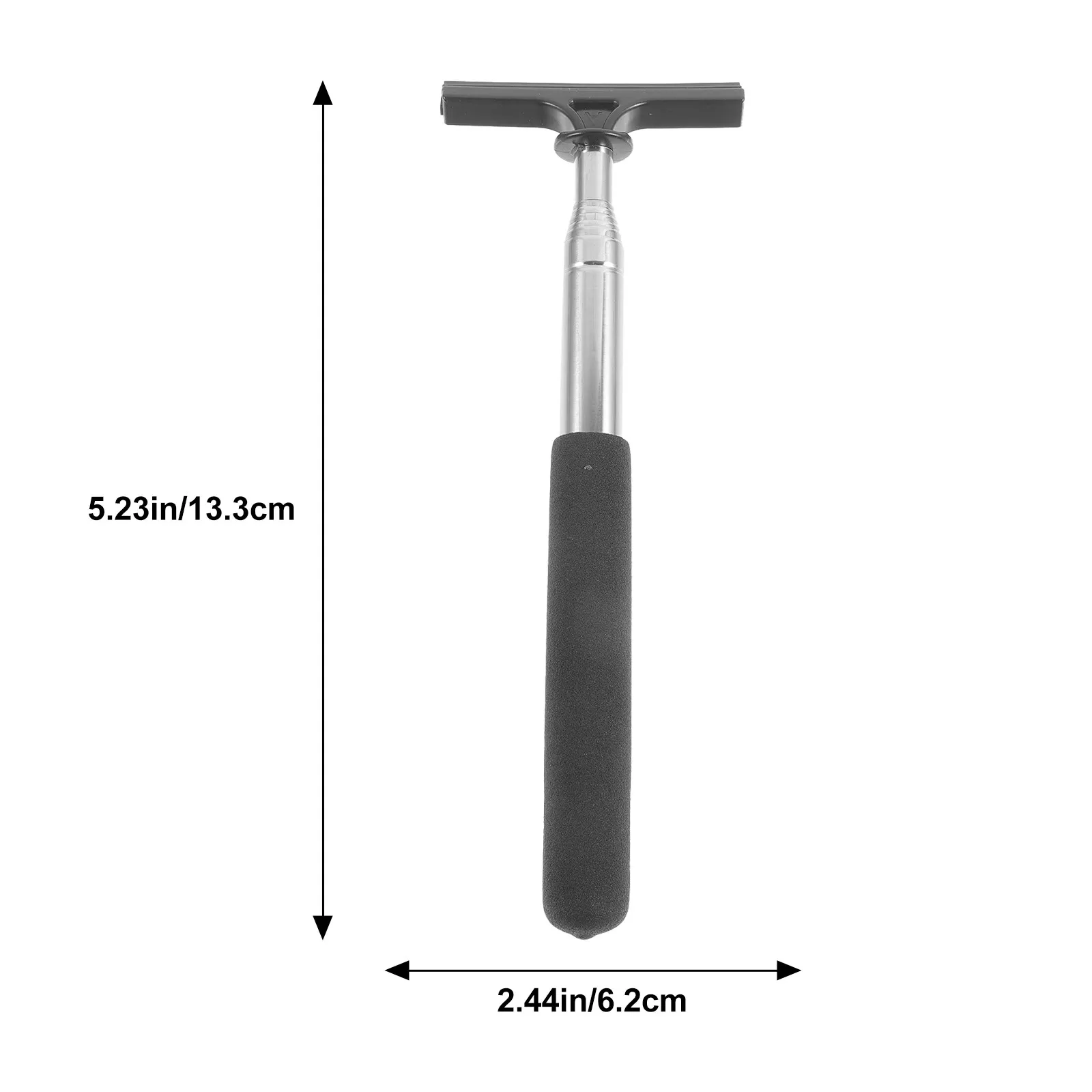 Universal Telescopic Car Mirror Squeegee Rearview Side Mirror Wiper Cleaner Efficient Rainwater Removal Compact Design for Daily