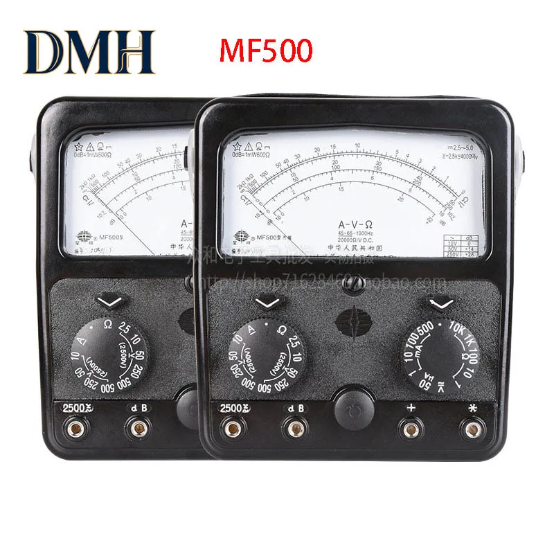 

Мультиметр DMH Pointer MF500, высокоточный механический стрелочный измеритель, внутренний/внешний магнитный, 2500В