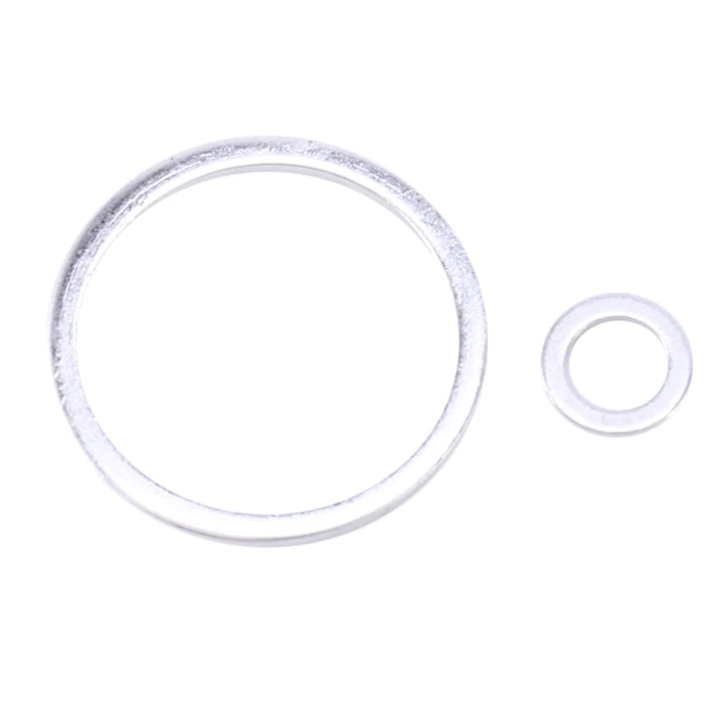 450Pcs Gaskets Washers Pure Aluminum Gasket Aluminum Flat Metal Washer Gasket Aluminum Sealing Rings