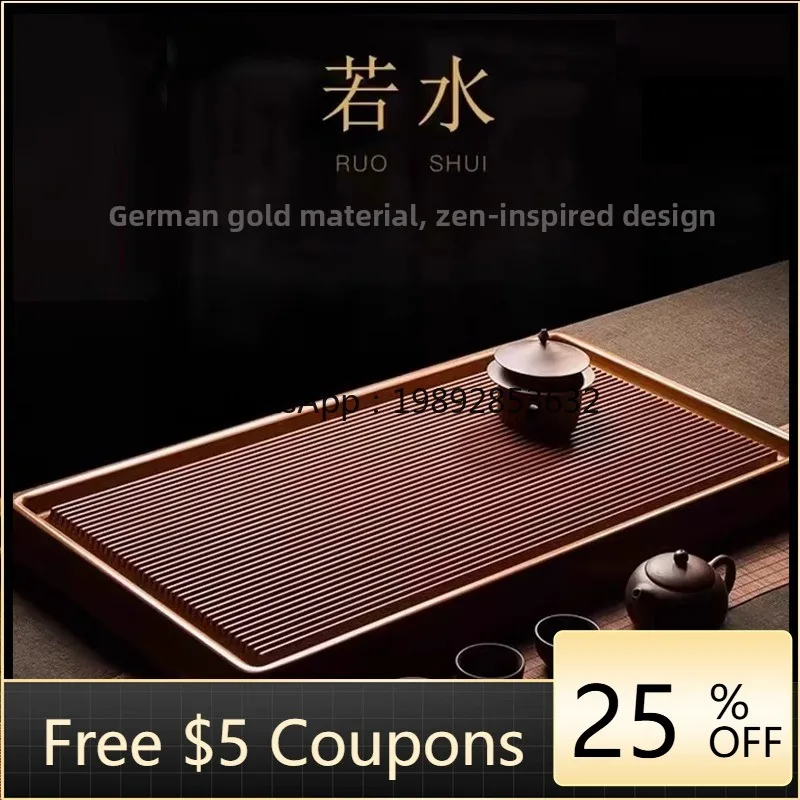 

YFY High-End Bakelite Tea Tray Taiwan Household Simple Resin Tea Tray Sea Kung Fu Tools Various Sizes