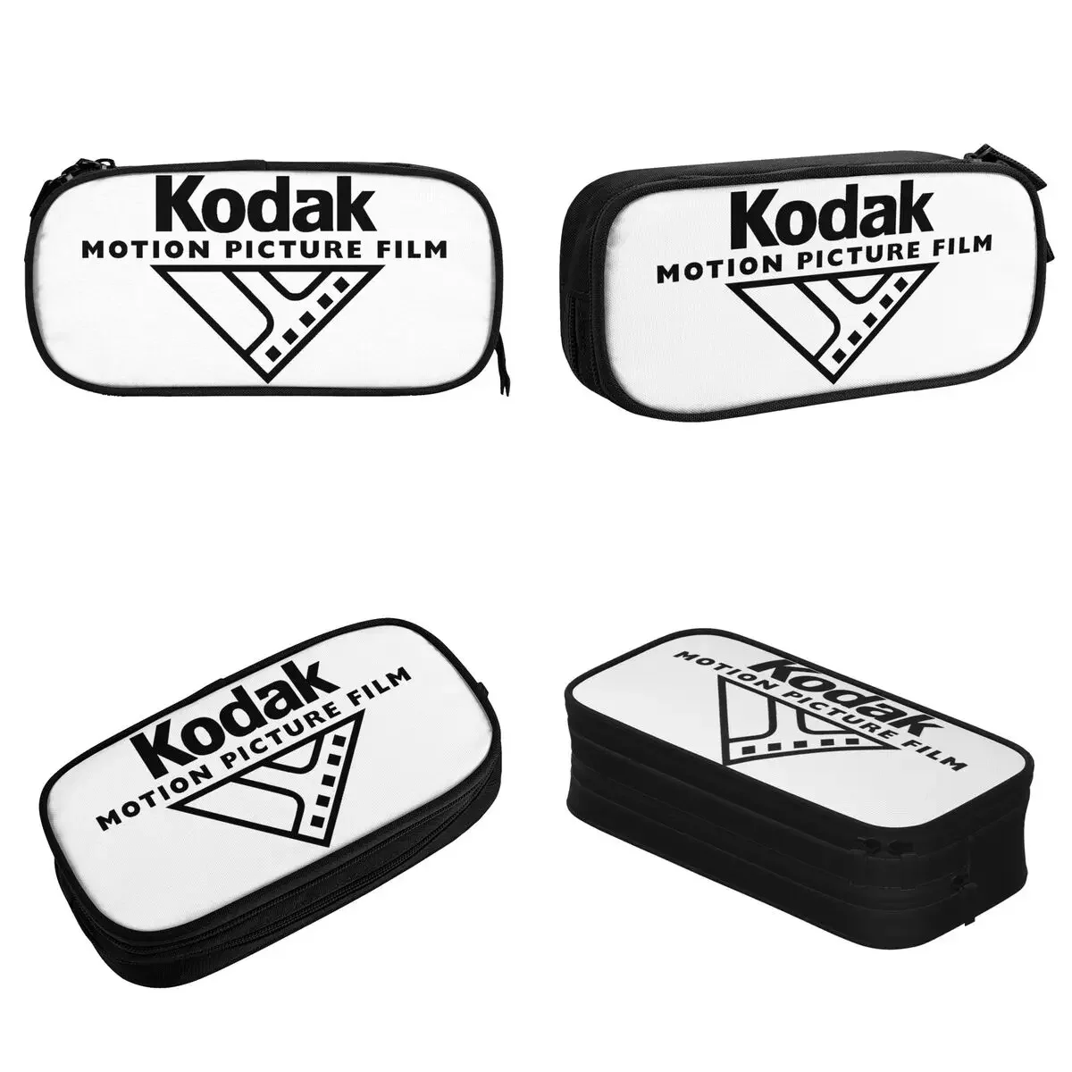 Kodaks Motion Picture Film Logo Pencil Cases New Pen Holder Bag Girls Boys Big Capacity School Supplies Gifts Pencil Pouch