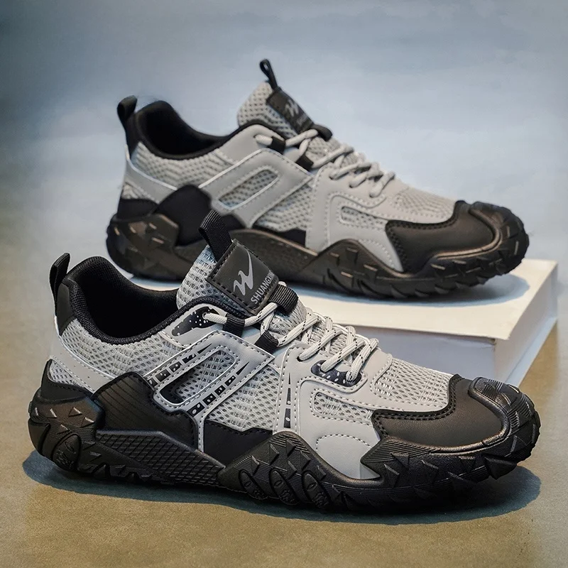 double-star-men's-summer-breathable-mesh-casual-sports-racing-shoes-anti-slip-wear-resistant-outdoor-hiking-mountain-climbing