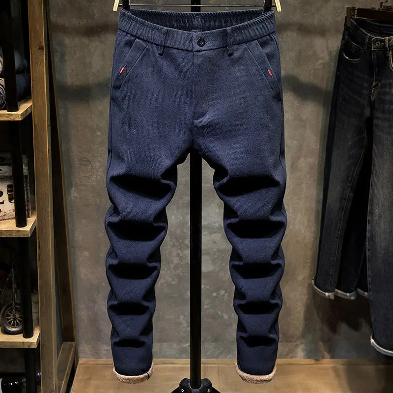 New Spring and Autumn Korean Fashion Streetwear Men's Casual Jeans Japanese Style Straight Luxury Clothing Men Slim Denim Pants