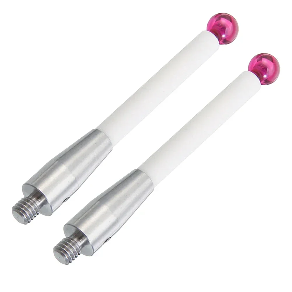 2Pcs A-5000-3709 CMM Touch Probe Stem 50mm Length Ball Tips Stylus 6mm For Metalworking Tool Machine Accessories