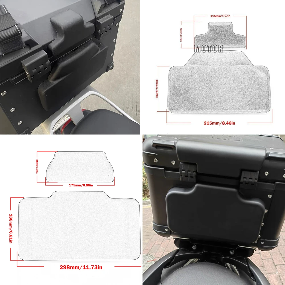 For BMW F 800 GS F800GS Adventure R1200GS ADV R 1200 GSA 2013-2022 2023 2024 Rear Case Cushion Passenger Backrest Lazy Back Pad