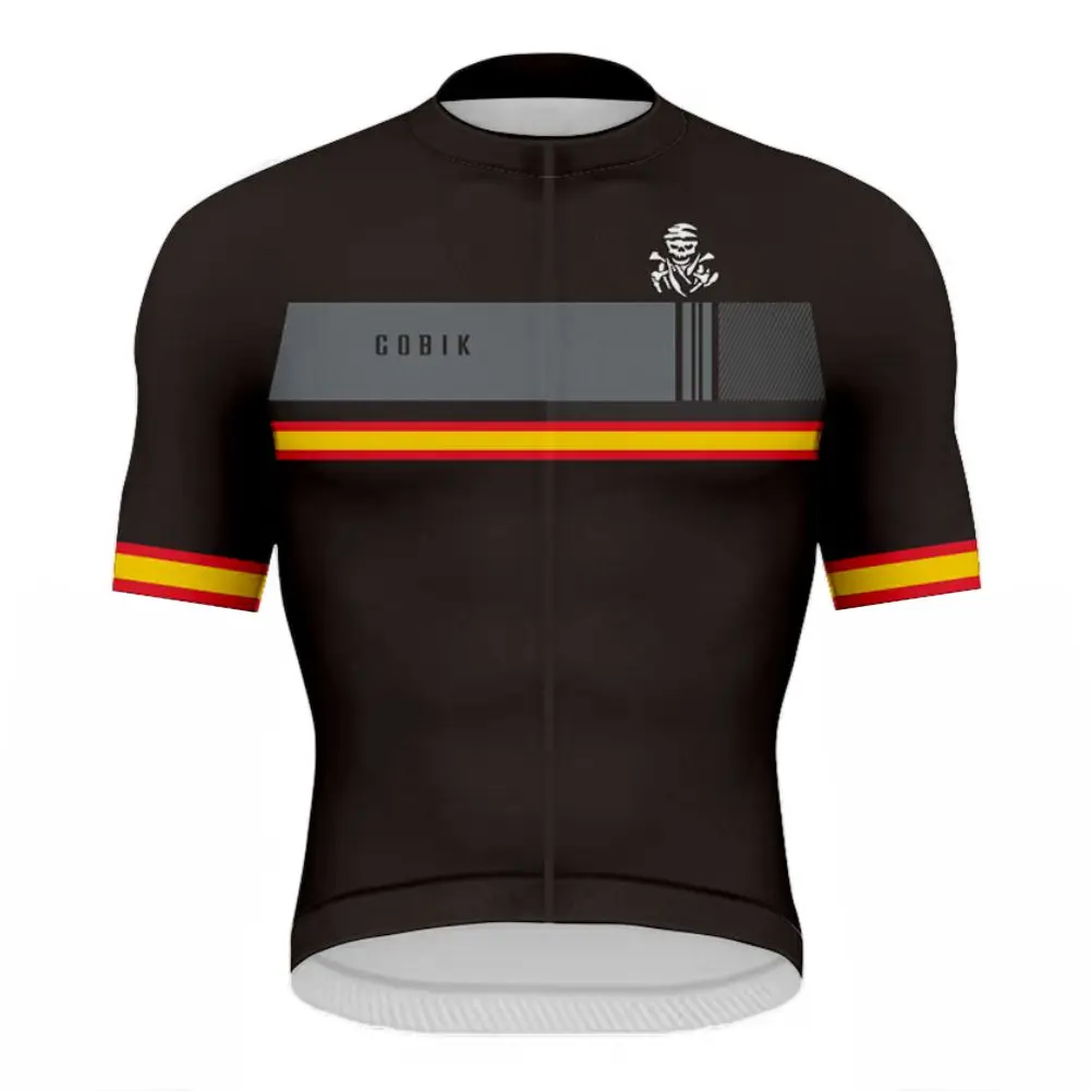 Cobik Cycling Jersey High Quality Spain Cycling Shirt Slim Fit SPF 50+ Bicycle Clothing MTB Road Maillot Ciclismo Hombre