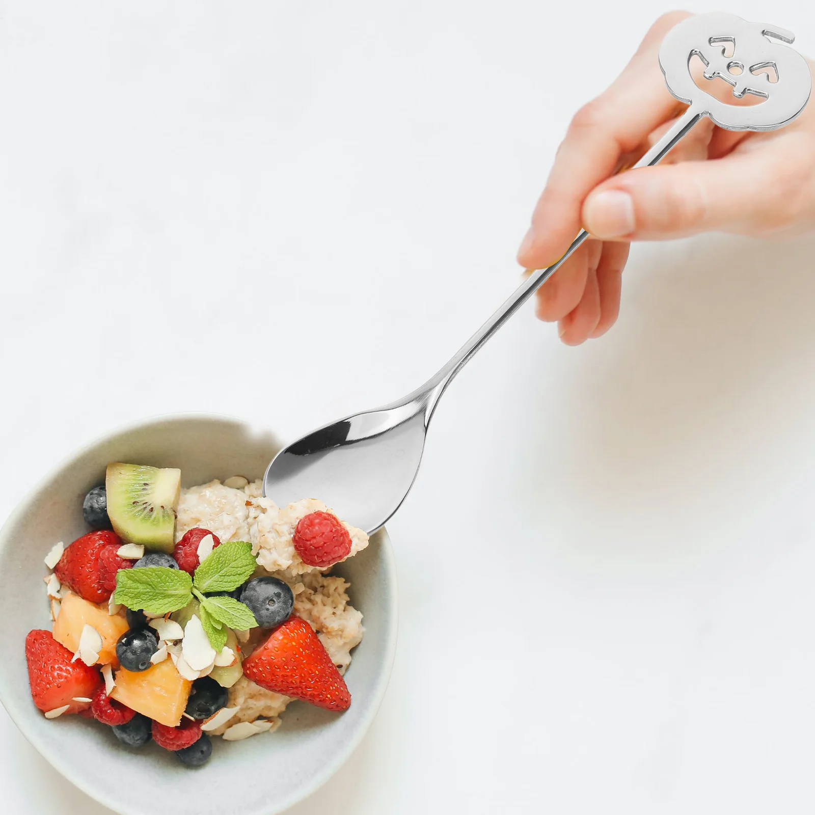 

Stainless Steel Cocktail Stirring Spoon, Halloween Coffee Stirrer, Bar Mixing Spoons For Drinks, Multi-Function Beverage