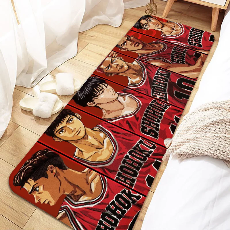 Anime Slam Dunk Door Mat Entrance Non-slip Doormat Washable Kitchen Carpet Living Room Hallway Rugs Bathroom Bath Door Mats