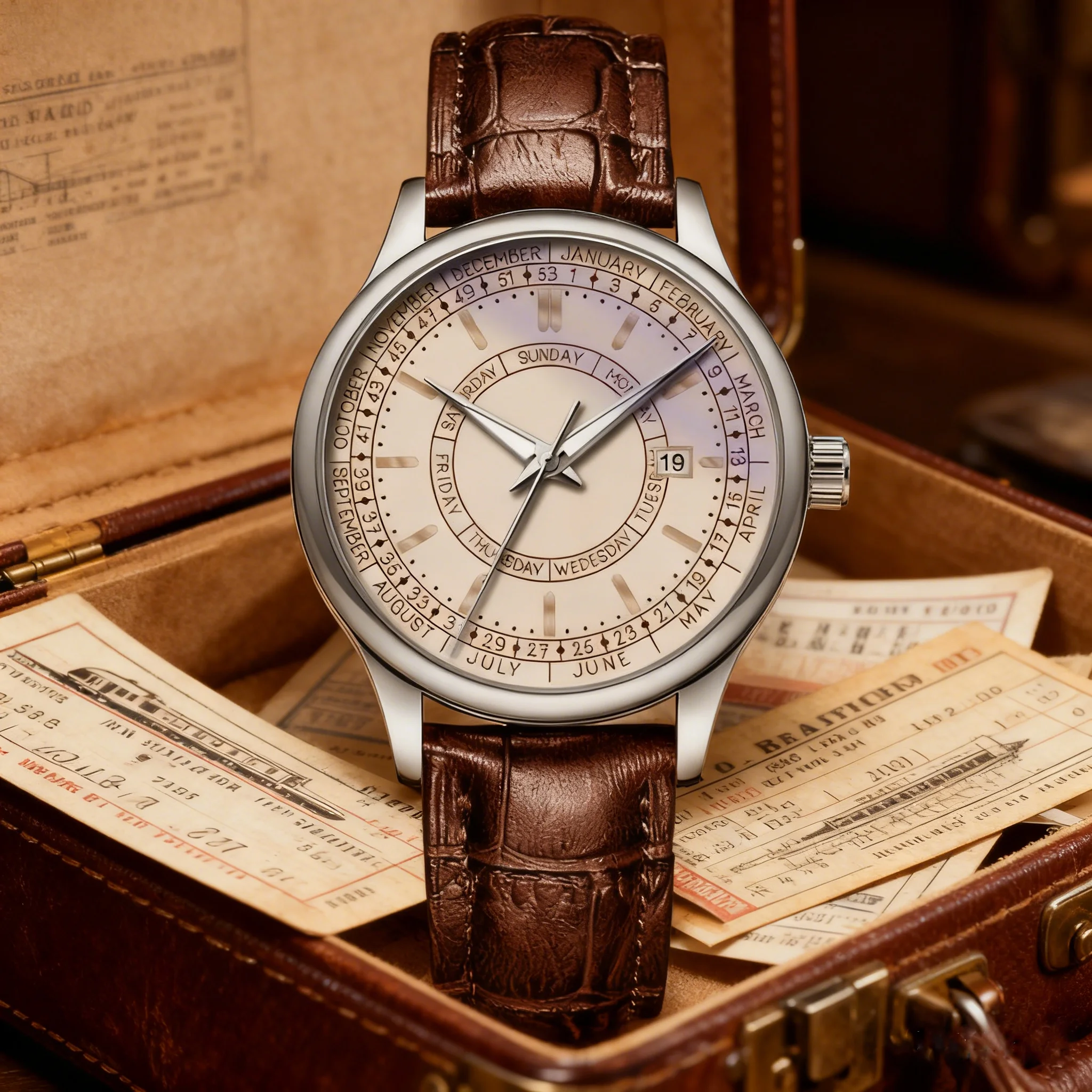 2026 New Product - Premium Brand Men's Watch - Fashion Business Waterproof Men's Watch - Men's Quartz Watch - Leather Men's Watch
