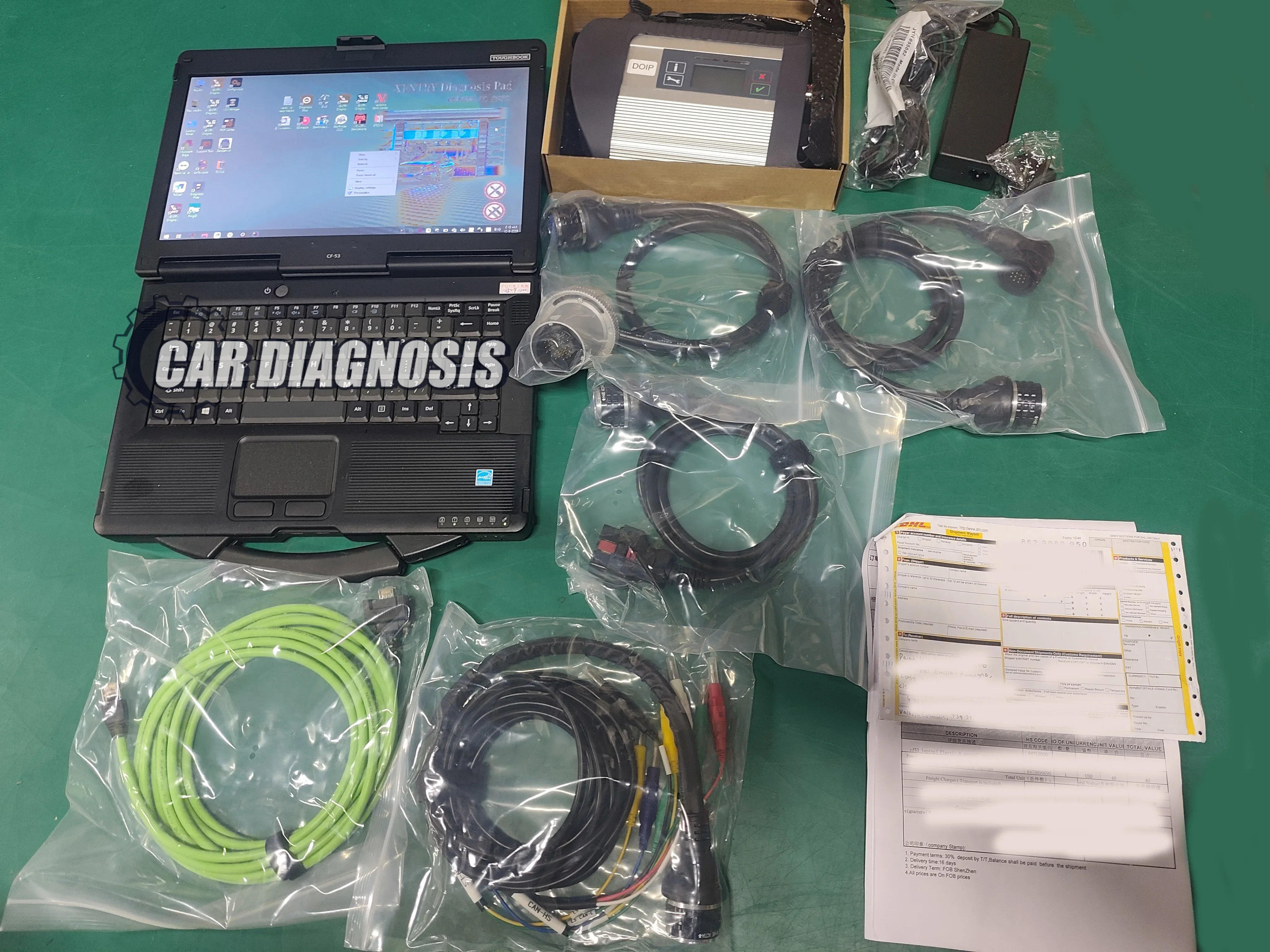 Escáner OBDII MB STAR C4 Doip con Chip Completo, Herramienta de Diagnóstico MB SD Connect Compact 4 para Autos y Camiones Benz, Xentry Das Wis Epc
