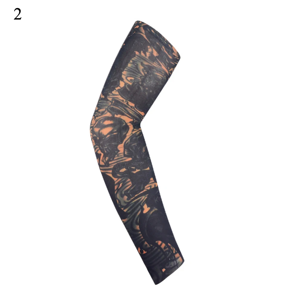 

1 PC Running New Summer Protection Outdoor Sport Flower Arm Sleeves Sun Protection Cover Tattoo Arm Sleeves Men Women