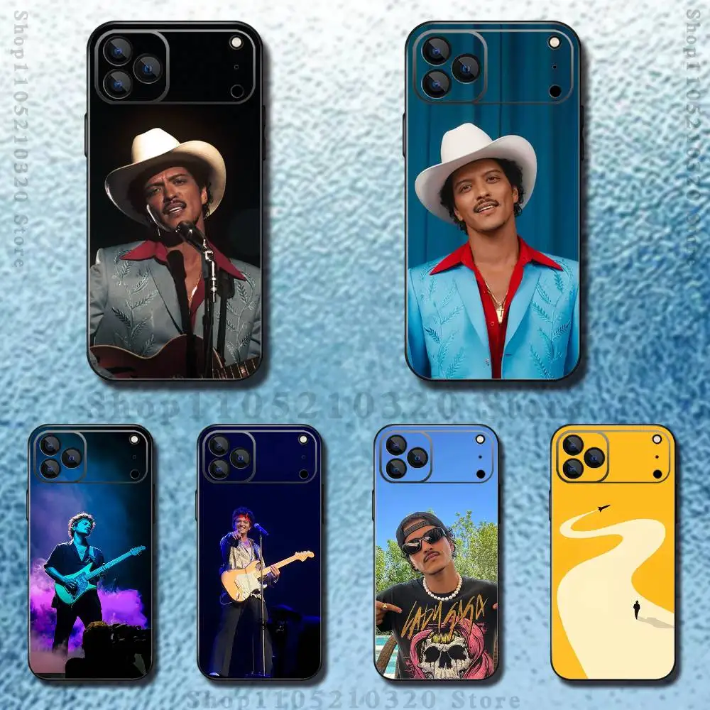 

Singer B-Bruno M-Mars Phone Case For iPhone 17,16,15,14,13,12,11,Pro,Max,Plus,E,Air,Mini Protective TPU Cover