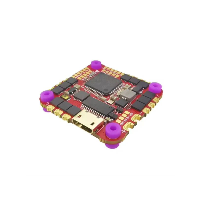 HAKRC F722 40A AIO Flight Controller Built-in 40A ESC STM32F722RET6 AT7456E OSD Barometer 5V/3A BEC Dual USB FPV