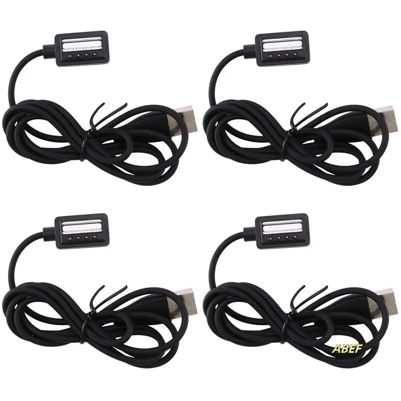4X สายชาร์จ USB แม่เหล็กสําหรับ Suunto 9/ Spartan Ultra/Spartan Ultra HR/Spartan Sport/Spartan Sport HR (3.3Ft)