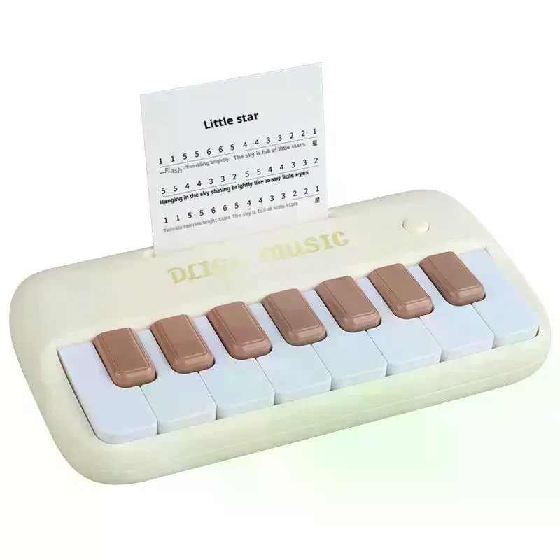 1 セット教育玩具子供のためのギフトポータブル 15 キーデジタルキーボードミニ電子ピアノ子供楽器