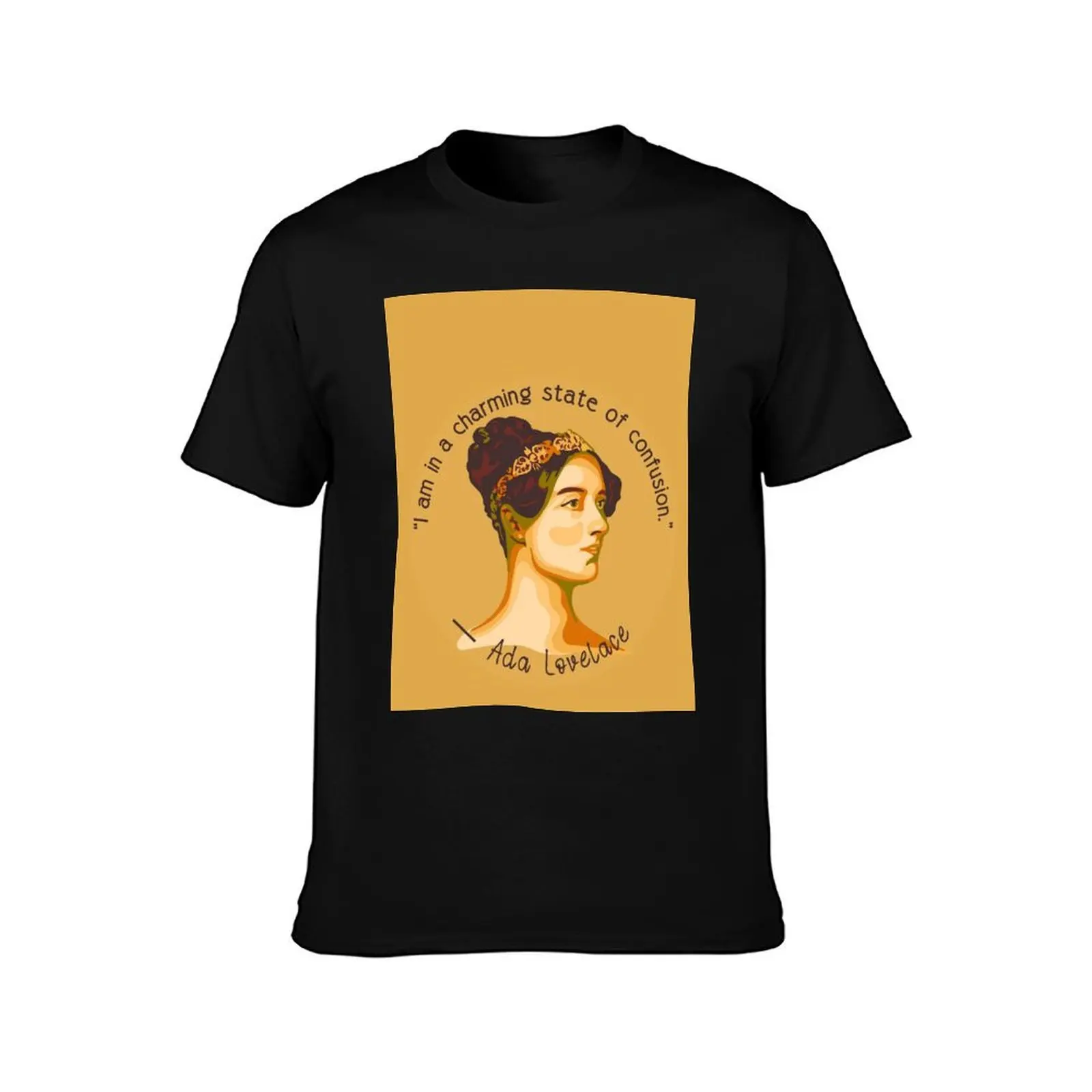 Ada Lovelace Portrait and Quote T-Shirt Sun Protective Outdoor Tee Top T-Shirt