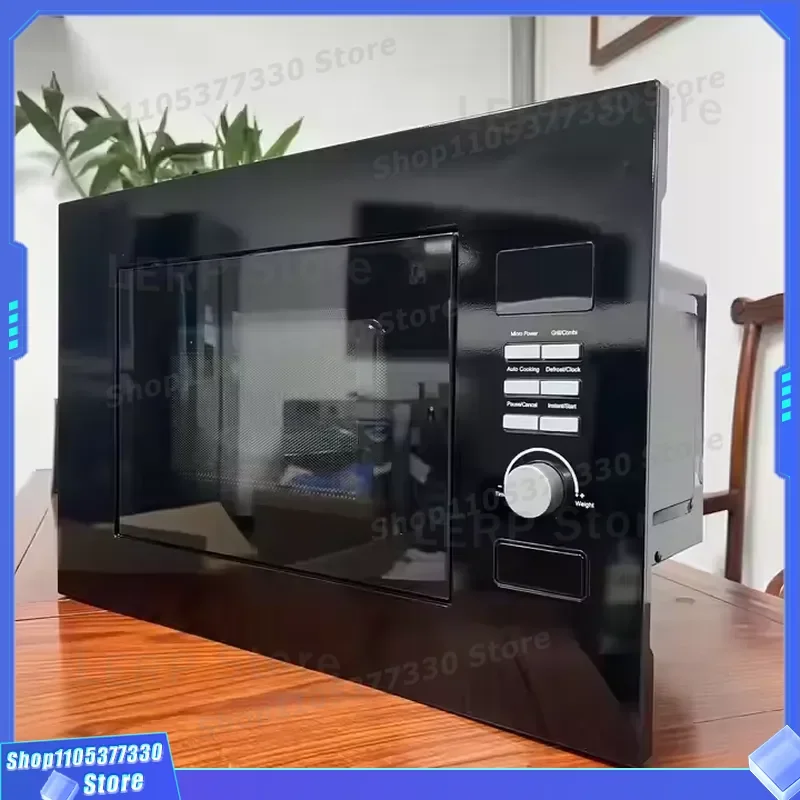 20L Compact Microwave Oven with Grill Function Built in Kitchen Appliance for Home Cooking Barbecue Feature High Quality