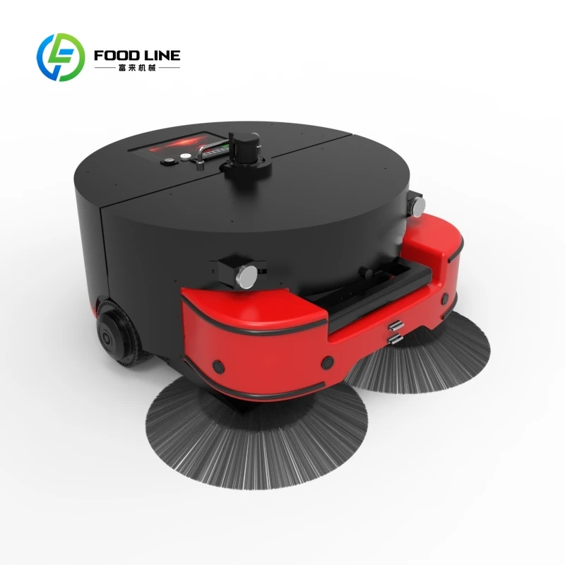 Custom New Industrial Warehouse Cleaning Robot, Laser Navigation, Self-Propelled, Auto Recharge, 30L Large Dust Bin