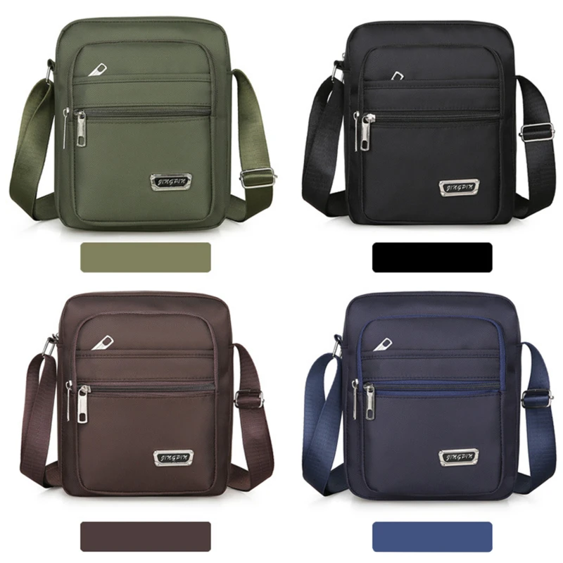 Men High Quality Crossbody Bags Shoulder Pocket Nylon Casual High-capacity Messenger Bag Business Travel Bags Handbags Simple