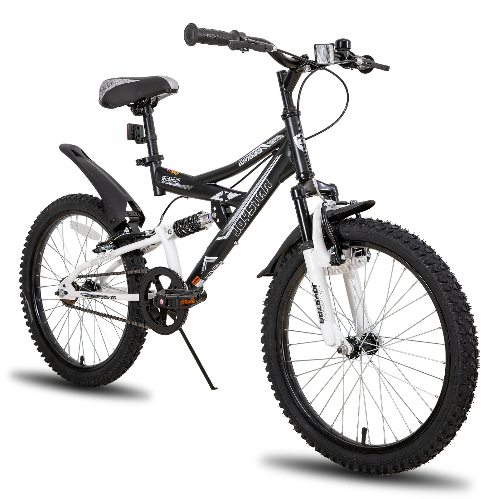 JOYSTAR 20 Inch Kids' Bike for Kids Ages 5-13 Years Old, Dual-Suspension Kids Mountain Bike