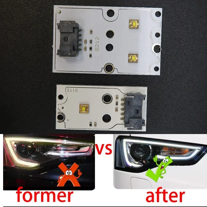 Nieuwe Wit Licht Auto Koplampen Drl Chip Ballast Chip Led Printplaat Lichtbron Bord Microchip Voor Audi A5 S5 2012-2015