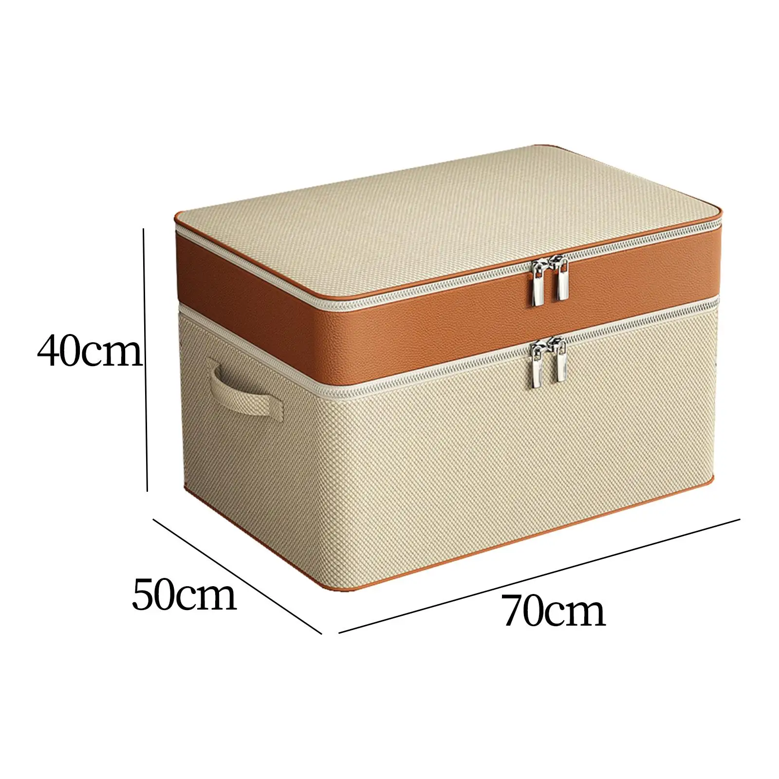 Foldable Quilt Storage Bag Blanket Clothes Organization Zipper Toys Storage Box for Comforters Bedding Bed Sheets Toys Blankets