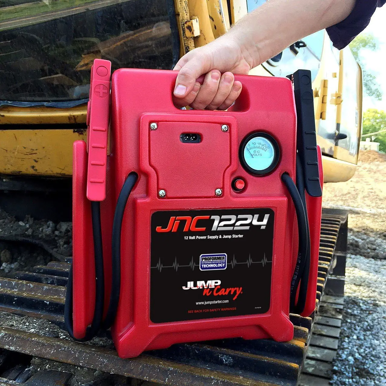 Clore Automotive Jump-N-Carry JNC1224 3400/1700 Peak Amp 12/24V Jump Starter