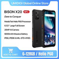 UMIDIGI BISON X20 Rugged Smartphone NFC 6000mAh 12GB(6+6GB)RAM 128GB ROM 6.53 \