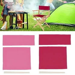 1 Set Canvas Director Chair Slipcovers Easy Installation Folding Chair Cover Medium Size 47.5x38.5  52x17cm Furniture Cover