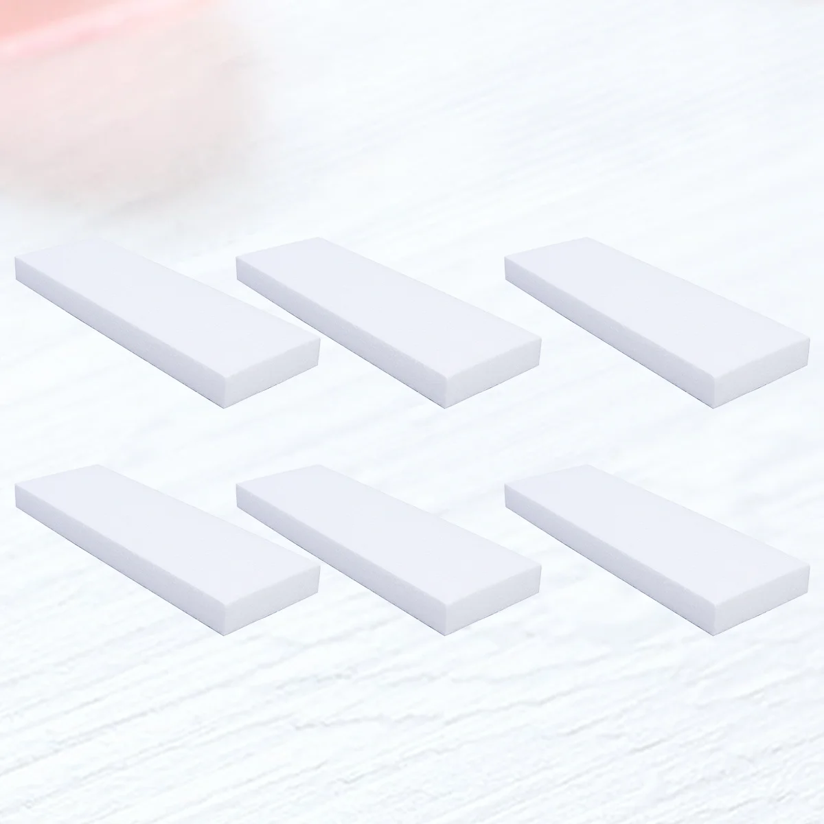 

6pcs 30X15X2.5Cm Foam Blocks Smooth Diy Cake Tool For Craft Base Wedding Centerpiece Display Bricks Cake