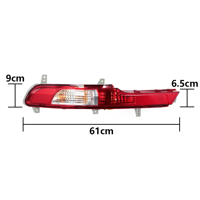 Car Rear Bumper Light For Kia Sportage 2011 2012 2013 2014 Tail Fog Lamp Brake Light Signal Lamp Assembly Car Accessories