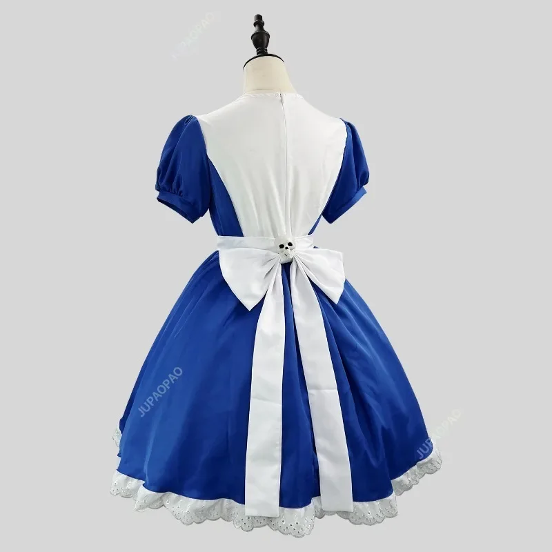 Japanse Game Lolita Cosplay Kostuum Halloween Meid Jurk Anime Meisje Carnaval Verkleed Feest Carnaval Toneelkostuum