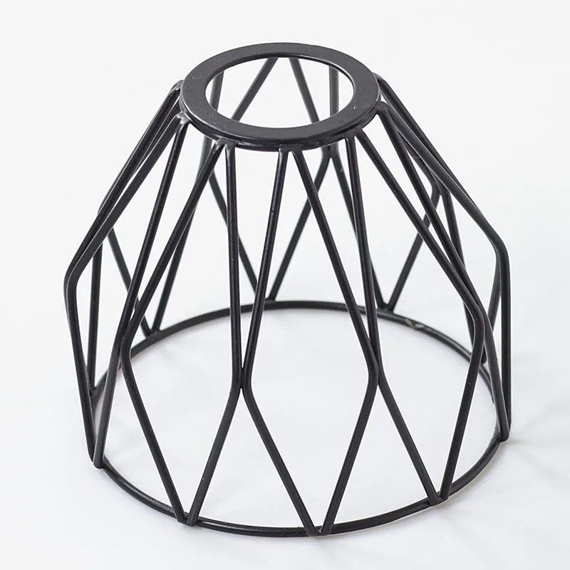 

Минималистичная люстра с бриллиантами, абажур из кованого железа, крышка для лампы, кафе, бара, коридора, аксессуары для освещения