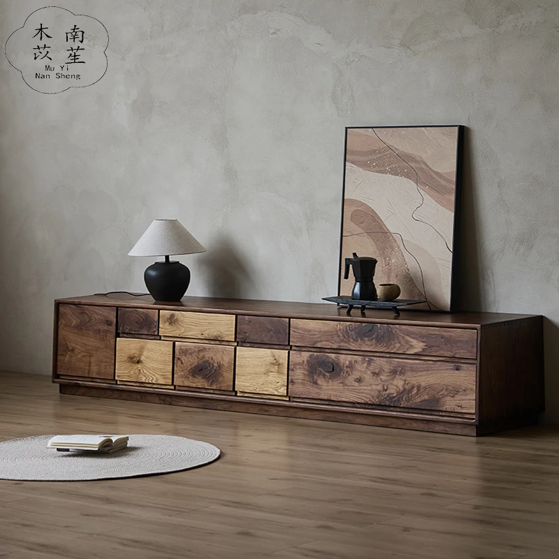 Entertainment Center with Electric Fireplace TV Stand Modern Floating Wood Console Cabinet Mobile Soggiorno Home Furniture