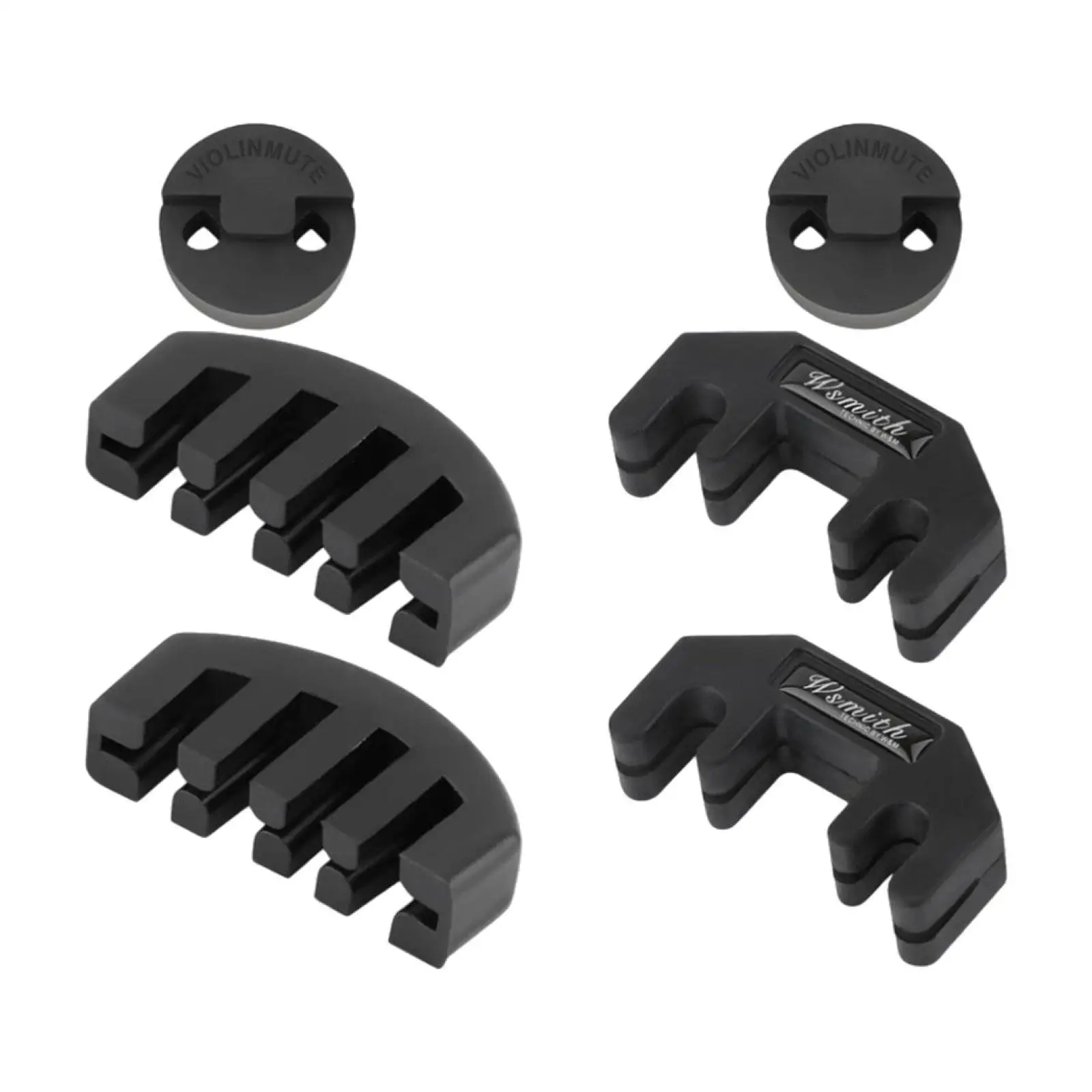 

6x Violin Practice Mute Rubber Instrument Accessories Practice Silencers